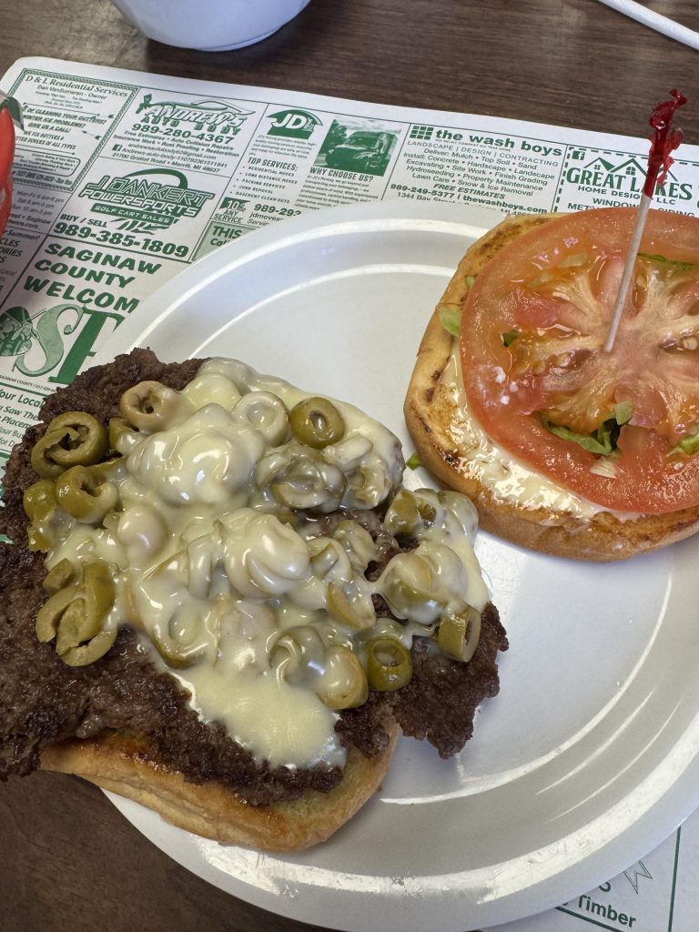 Love it or leave it? The olive burger is a Michigan classic that stands out on any menu. Credit: Reddit user via r/burgers