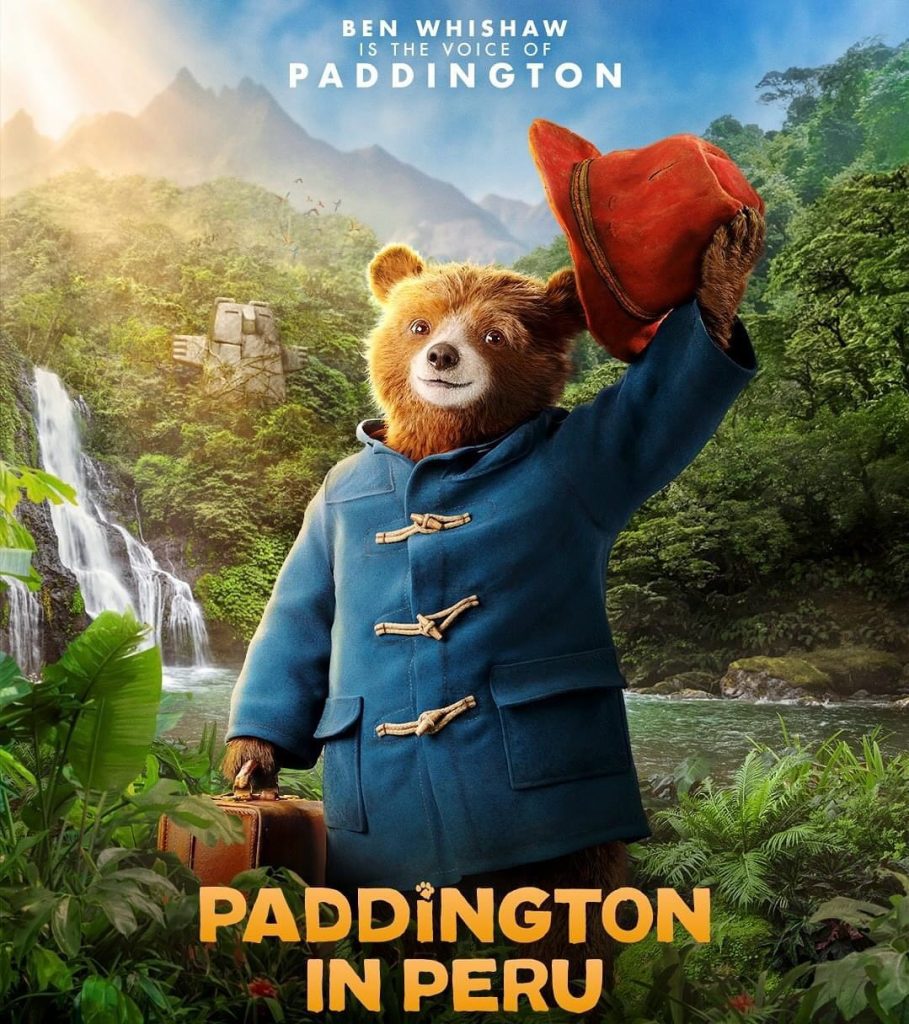 Catch Paddington in Peru at a sensory-friendly screening on January 10 at Loutit District Library. Credit: @auroracineplex via Instagram